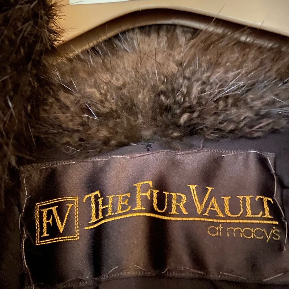 Never worn full length Beaver coat
